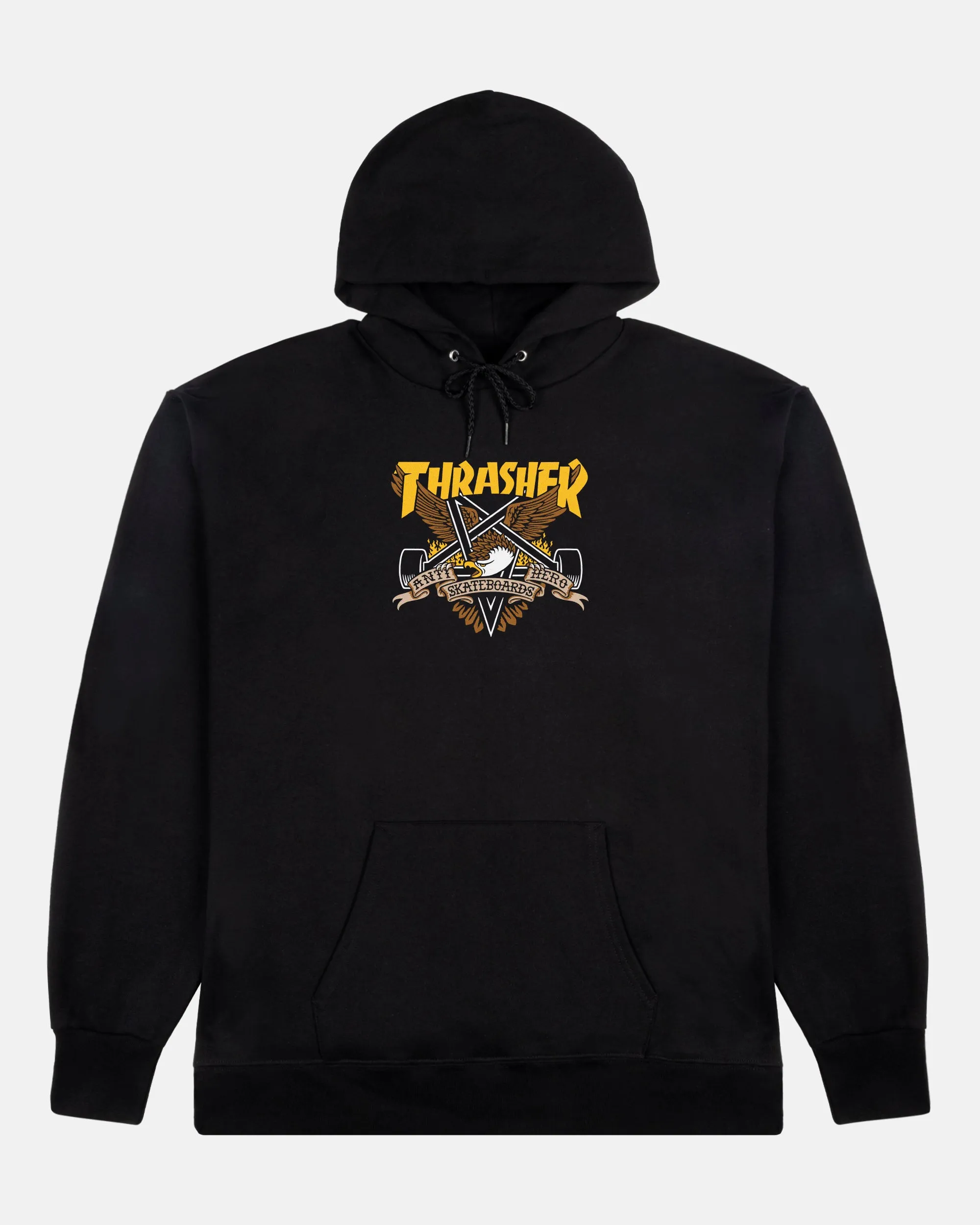 EAGLEGRAM - HOODIE - BLACK sold by Thrasher