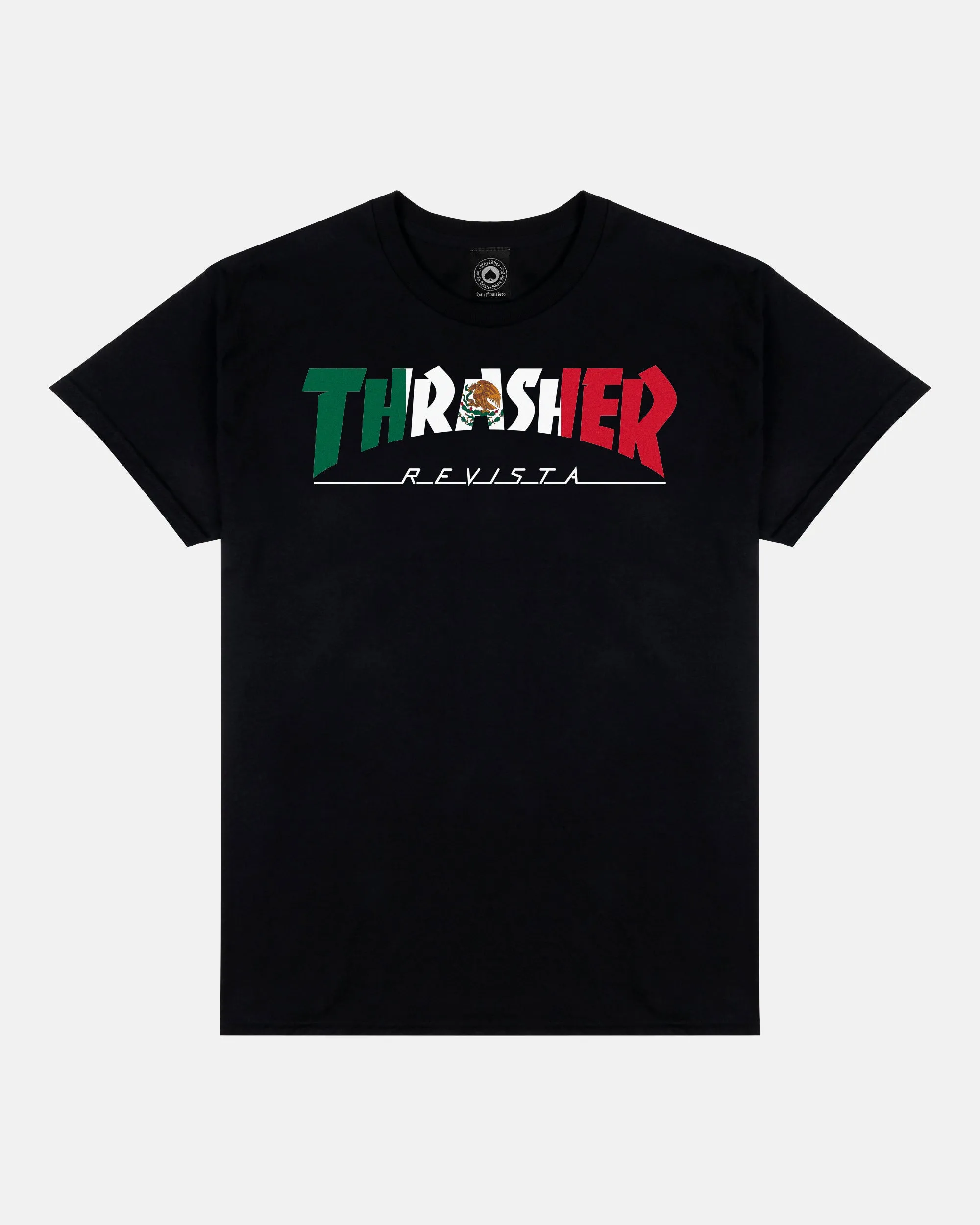 MEXICO REVISTA - TSHIRT - BLACK sold by Thrasher