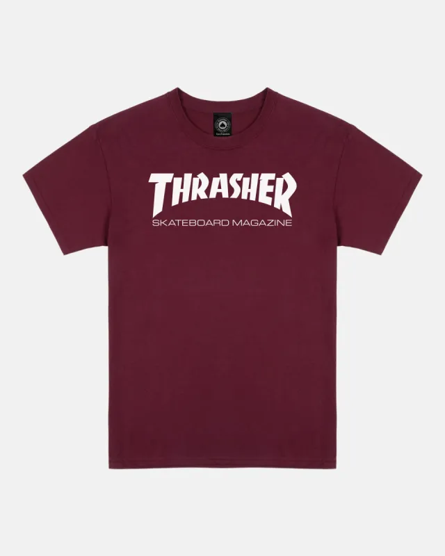 SKATE MAG - TSHIRT - MAROON sold by Thrasher