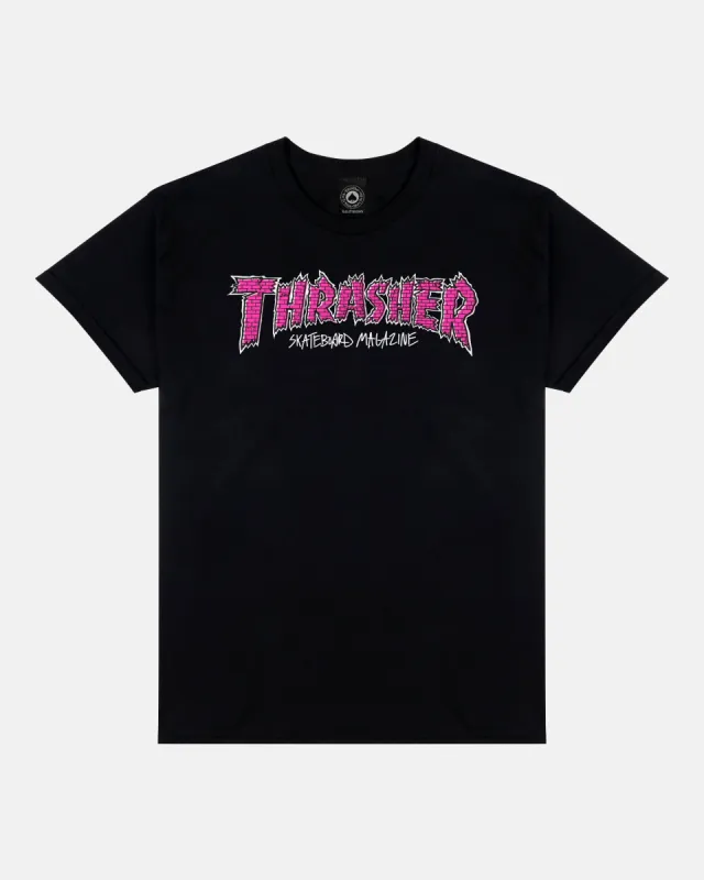 BRICK - T-SHIRT - BLACK sold by Thrasher