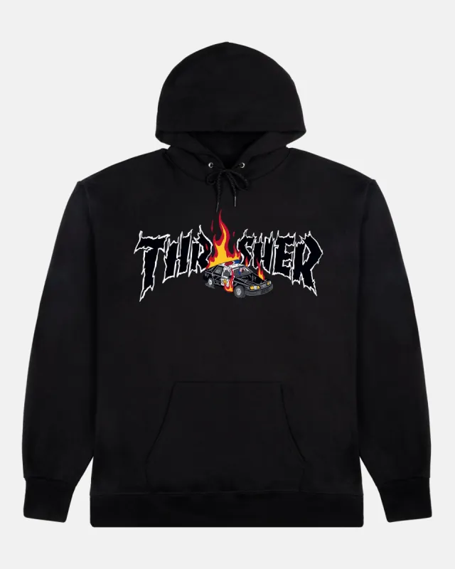 COP CAR - HOODIE - BLACK sold by Thrasher
