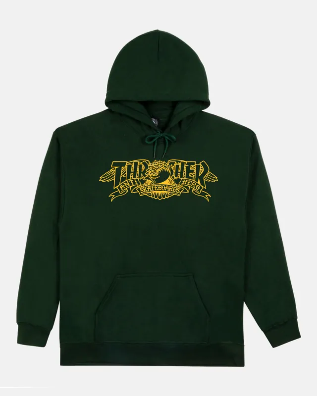 MAG BANNER - HOODIE - FOREST GREEN sold by Thrasher