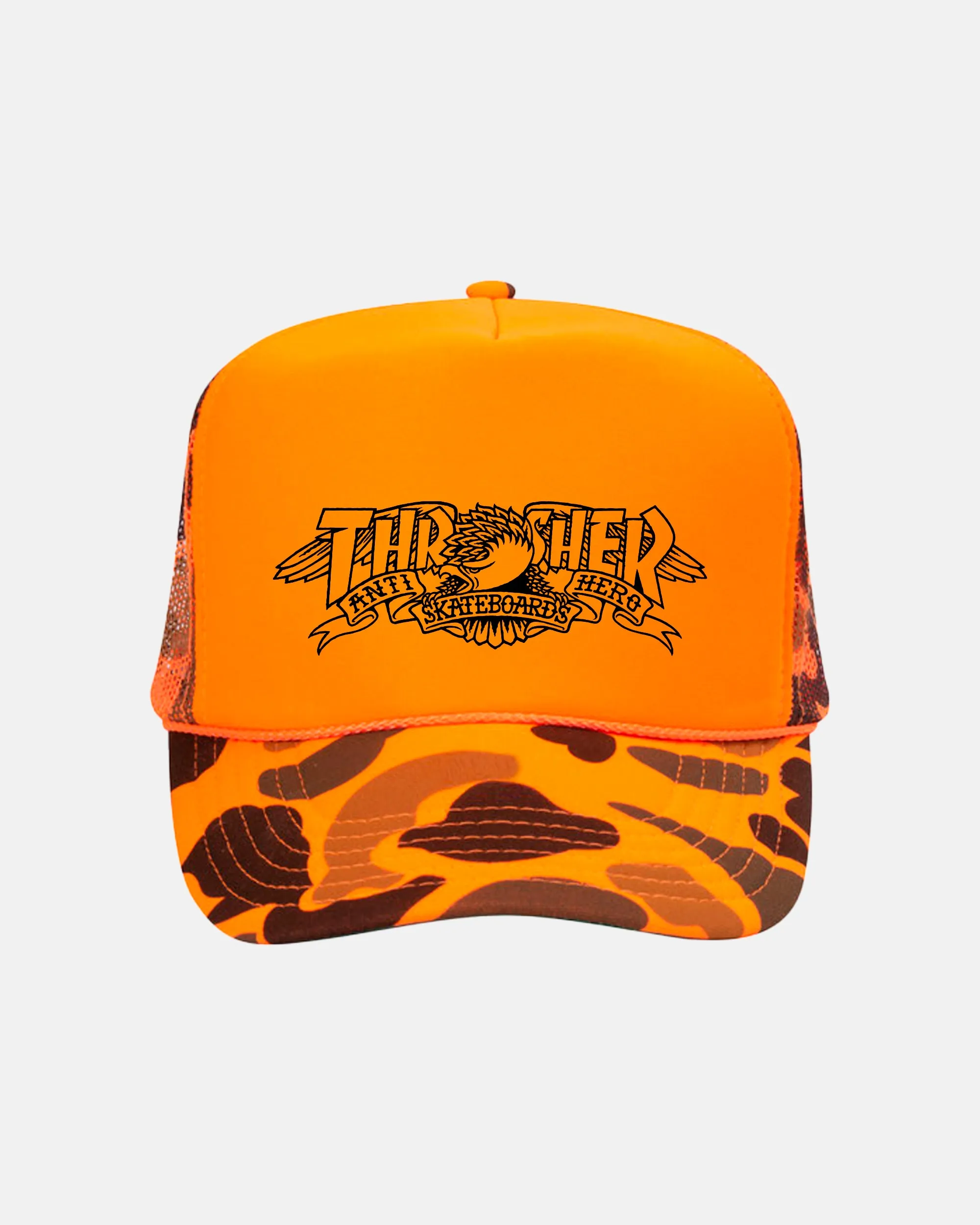 MAG BANNER - TRUCKER - ORANGE CAMO sold by Thrasher