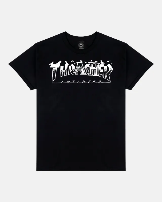 PIGEON MAG - TSHIRT - BLACK sold by Thrasher