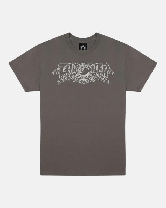 MAG BANNER - TSHIRT - CHARCOAL sold by Thrasher