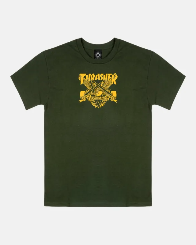 EAGLEGRAM - TSHIRT - FOREST GREEN sold by Thrasher
