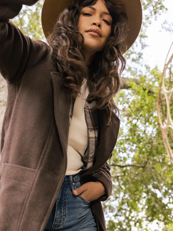 WILLA COAT sold by Thread & Supply