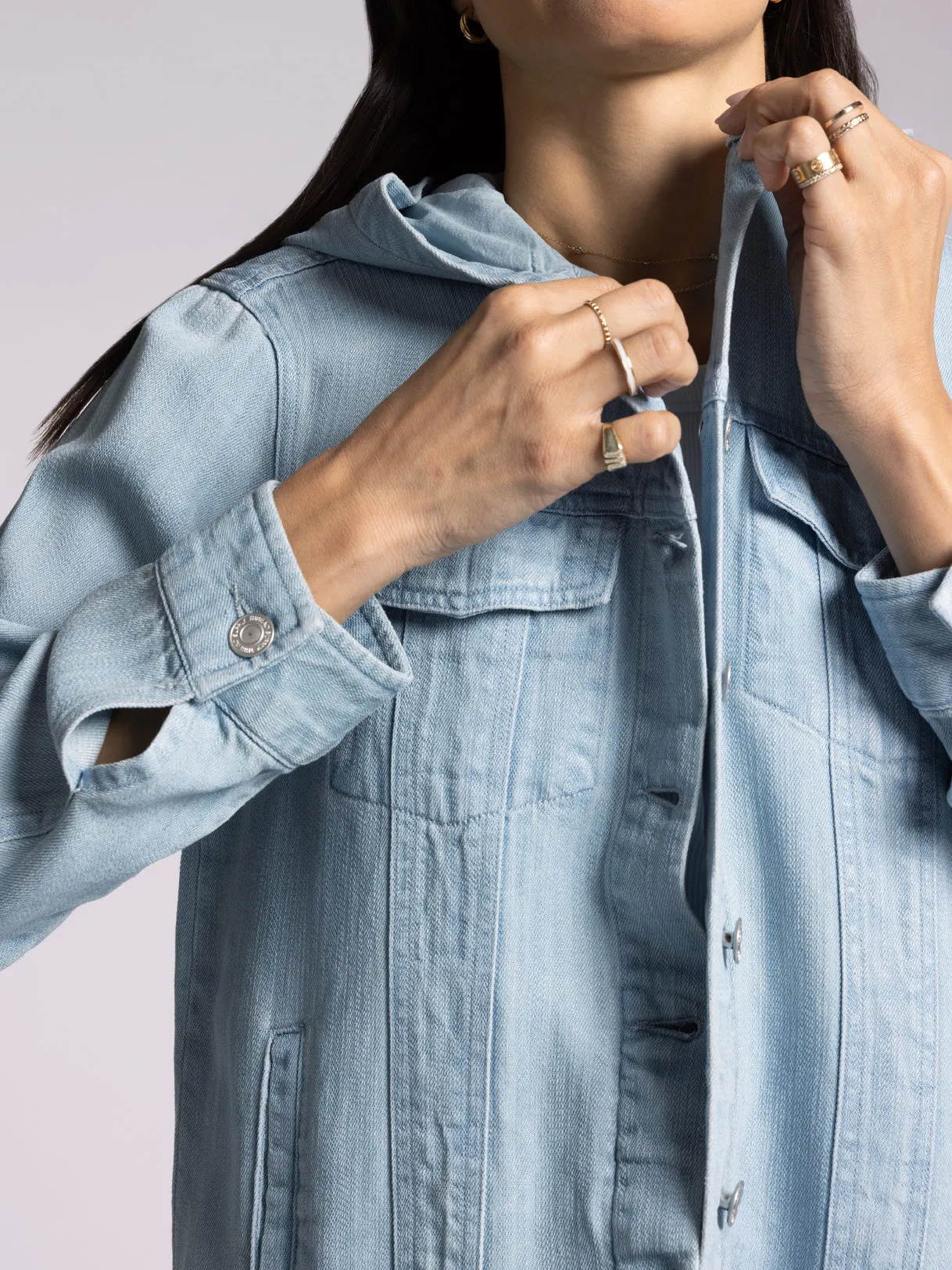 JACKIE HOODED JACKET sold by Thread & Supply product image thumbnail 4