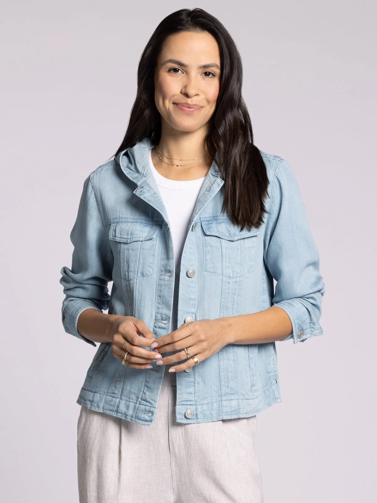 JACKIE HOODED JACKET sold by Thread & Supply