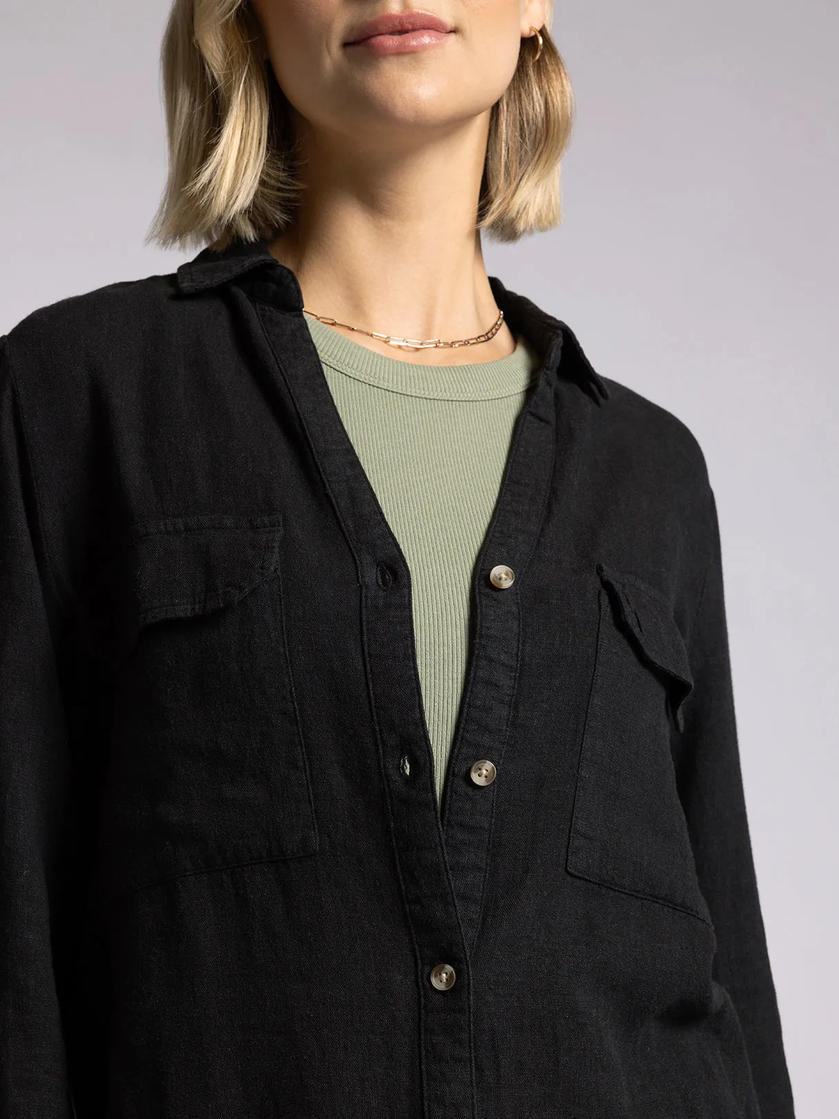 FARRAH SHIRT sold by Thread & Supply product image thumbnail 4