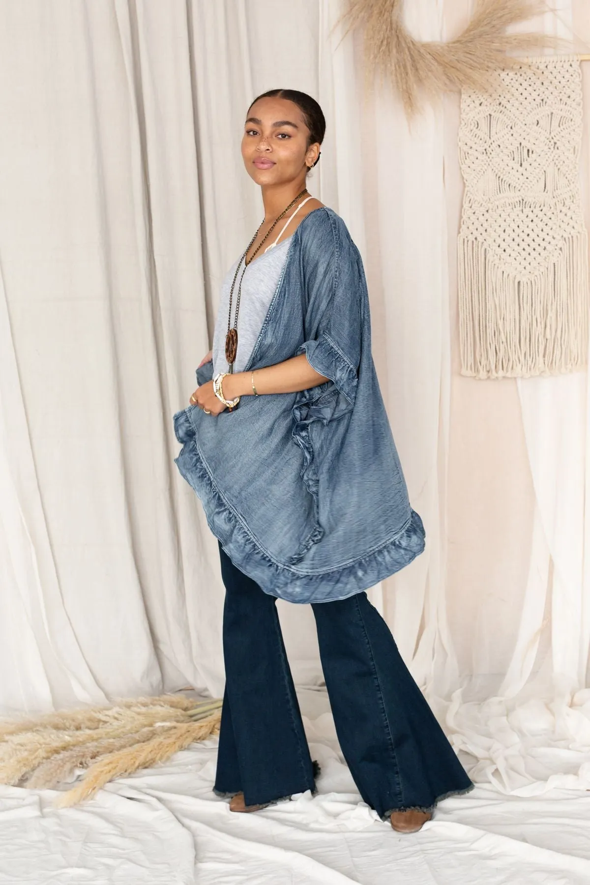 Robbie Denim Jacket - Blue sold by Three Bird Nest product image thumbnail 5