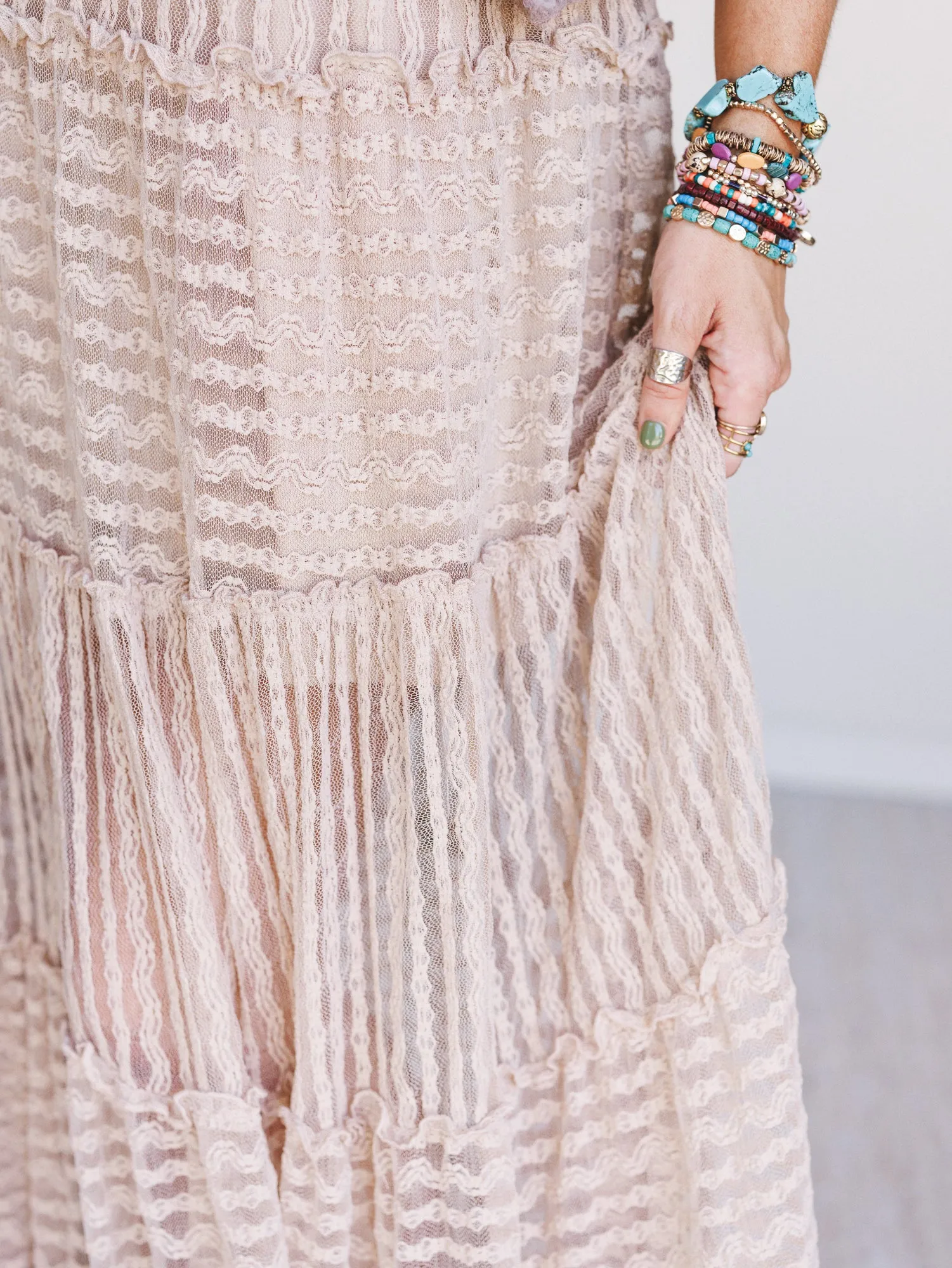 Catch The Drift Skirt - Natural sold by Three Bird Nest product image thumbnail 3