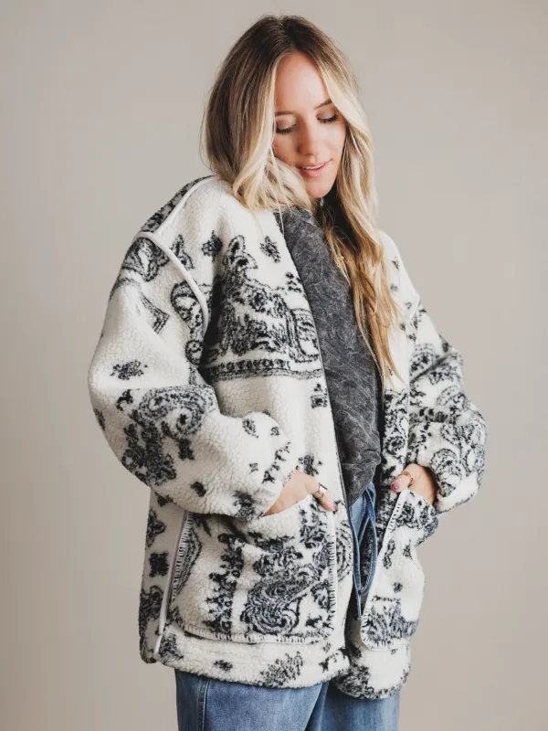 Paisley Soul Jacket - Ivory Multi sold by Three Bird Nest
