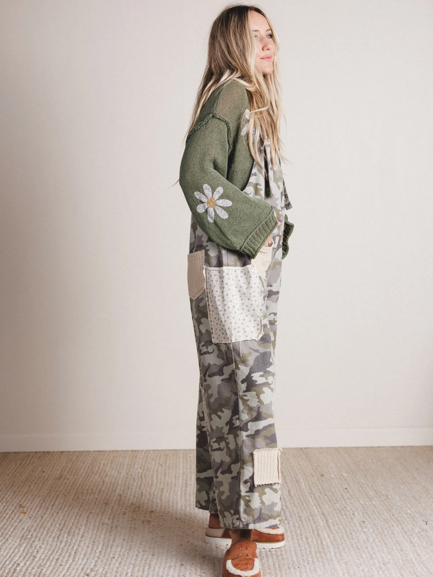 Beauty Of Change Jumpsuit - Camo sold by Three Bird Nest product image thumbnail 4