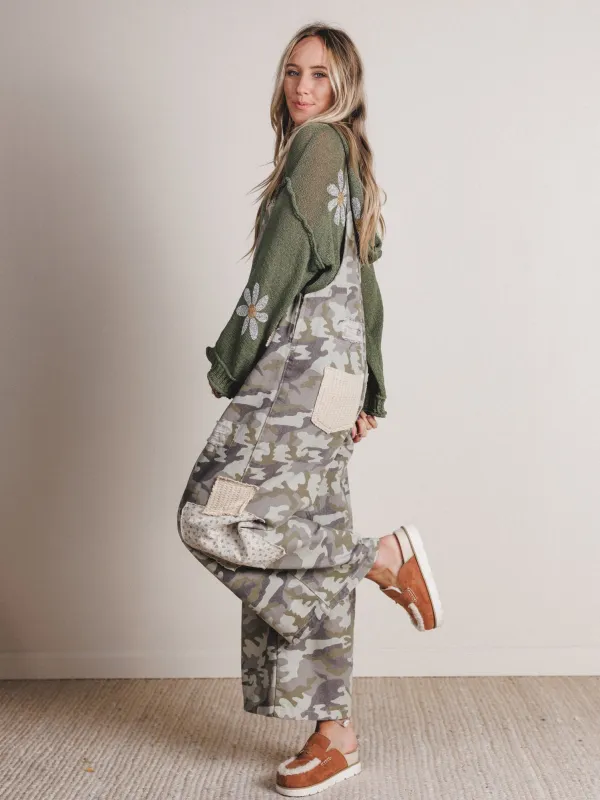 Beauty Of Change Jumpsuit - Camo sold by Three Bird Nest