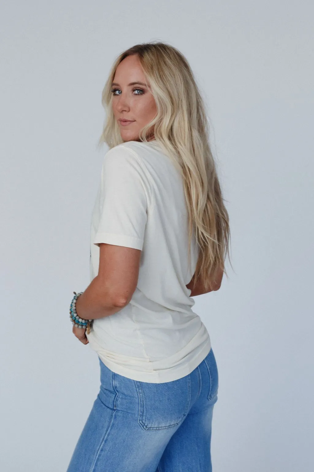 Electric Mama Graphic Tee - Off White sold by Three Bird Nest product image thumbnail 2