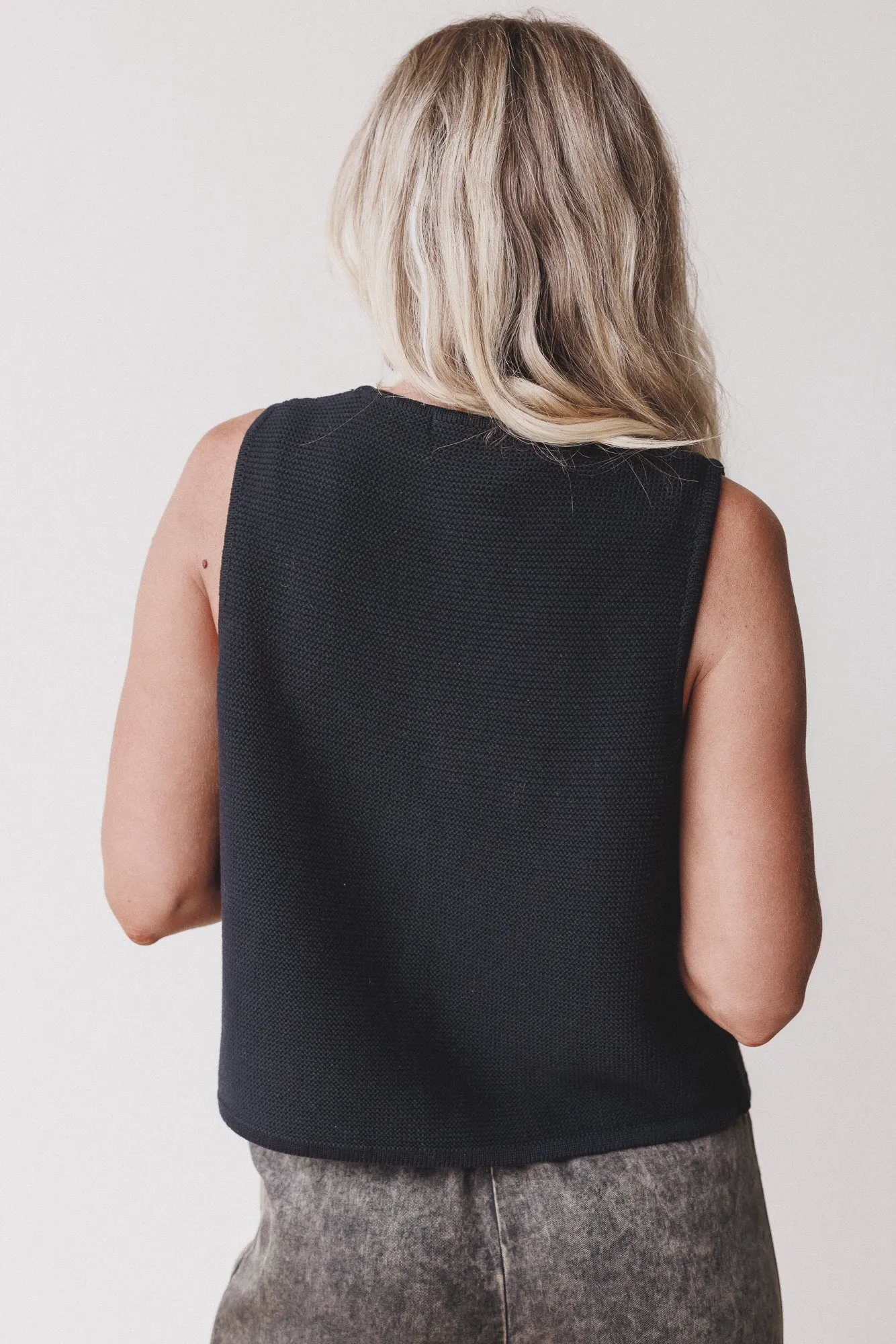 Bare Drift Sweater Vest - Black sold by Three Bird Nest product image thumbnail 5