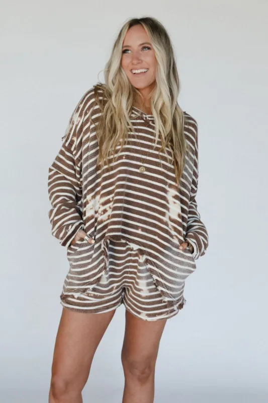 Sunray Stripes Set - Brown sold by Three Bird Nest