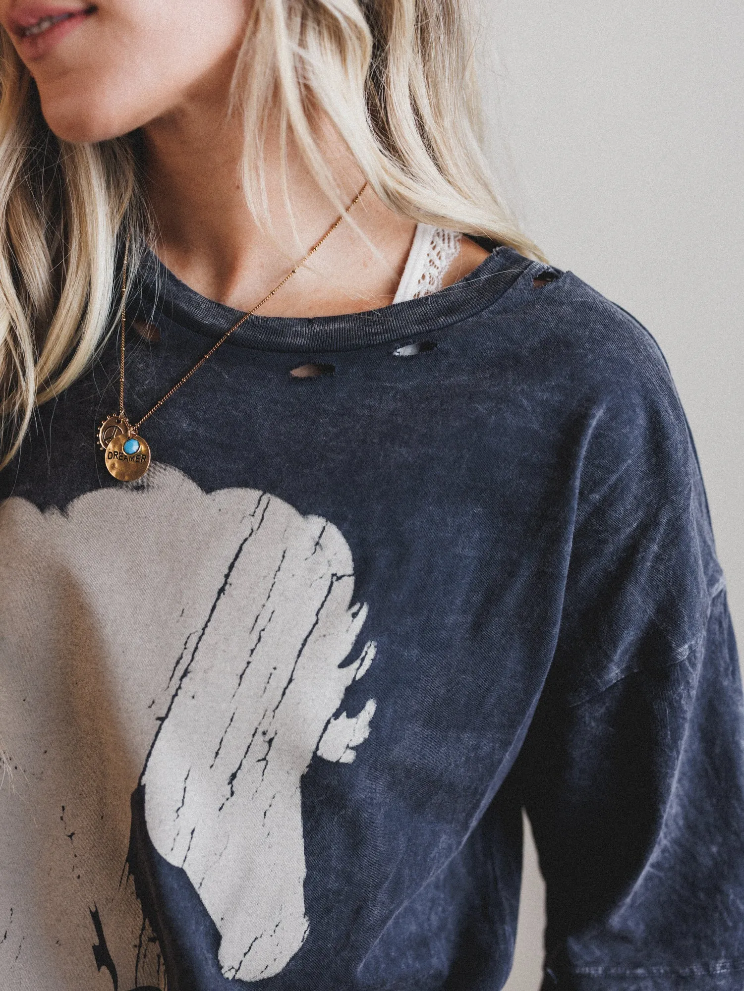 Horse Queen Tee - Charcoal sold by Three Bird Nest product image thumbnail 2