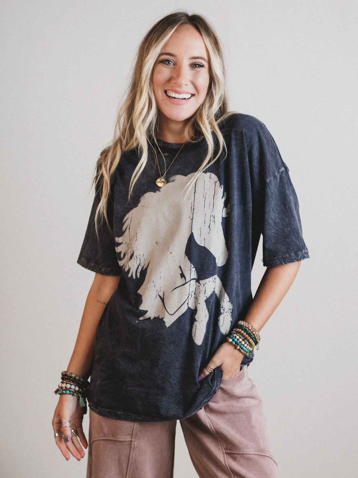 Horse Queen Tee - Charcoal sold by Three Bird Nest product image thumbnail 3