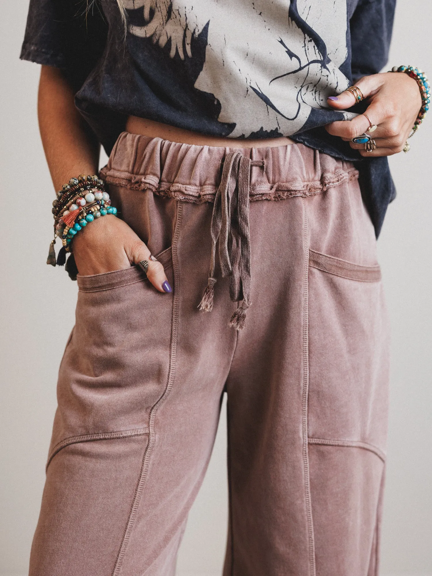 Soft Comfort Lounge Pants - Hazelnut sold by Three Bird Nest product image thumbnail 3