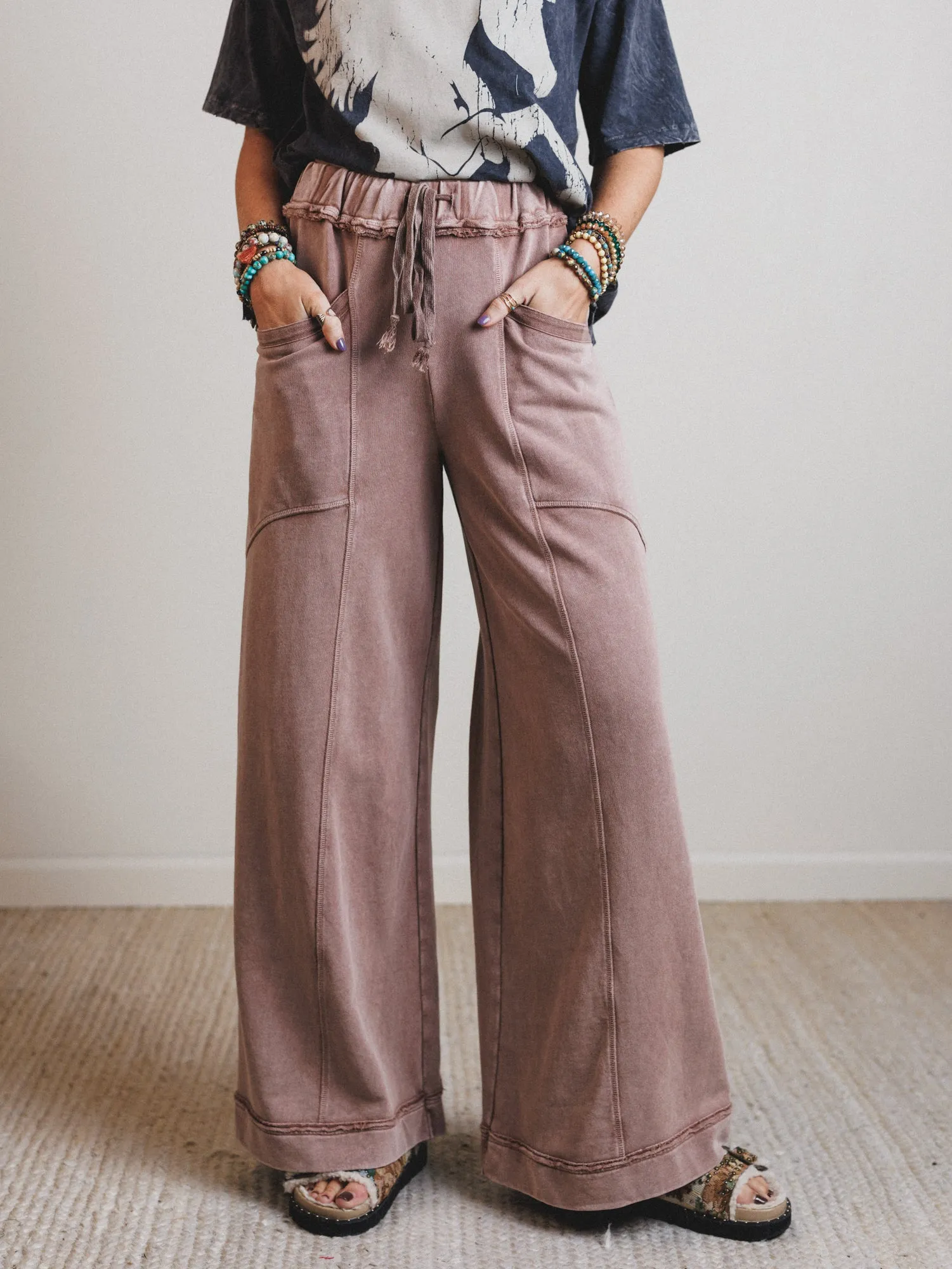 Soft Comfort Lounge Pants - Hazelnut sold by Three Bird Nest