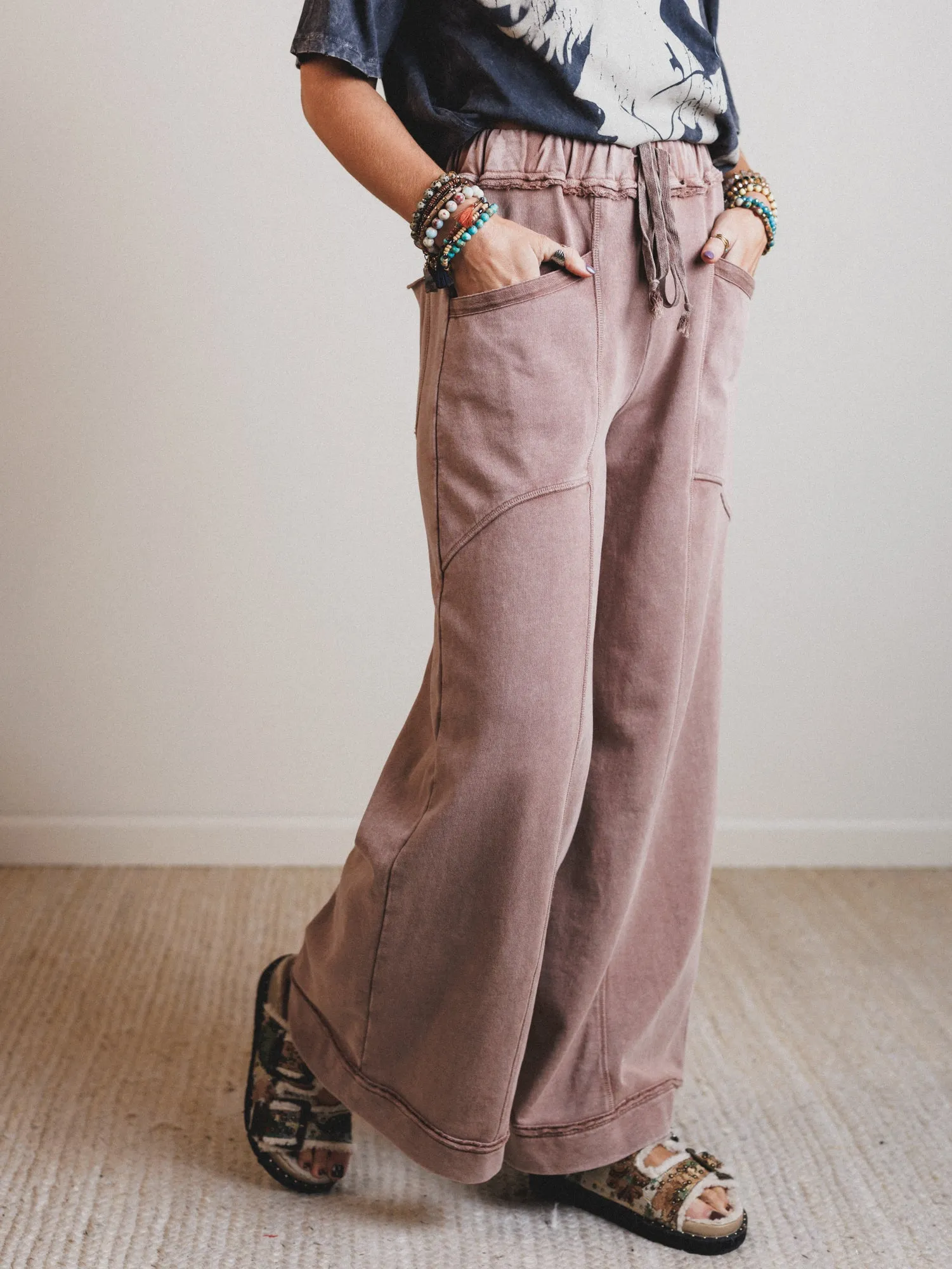 Soft Comfort Lounge Pants - Hazelnut sold by Three Bird Nest product image thumbnail 2