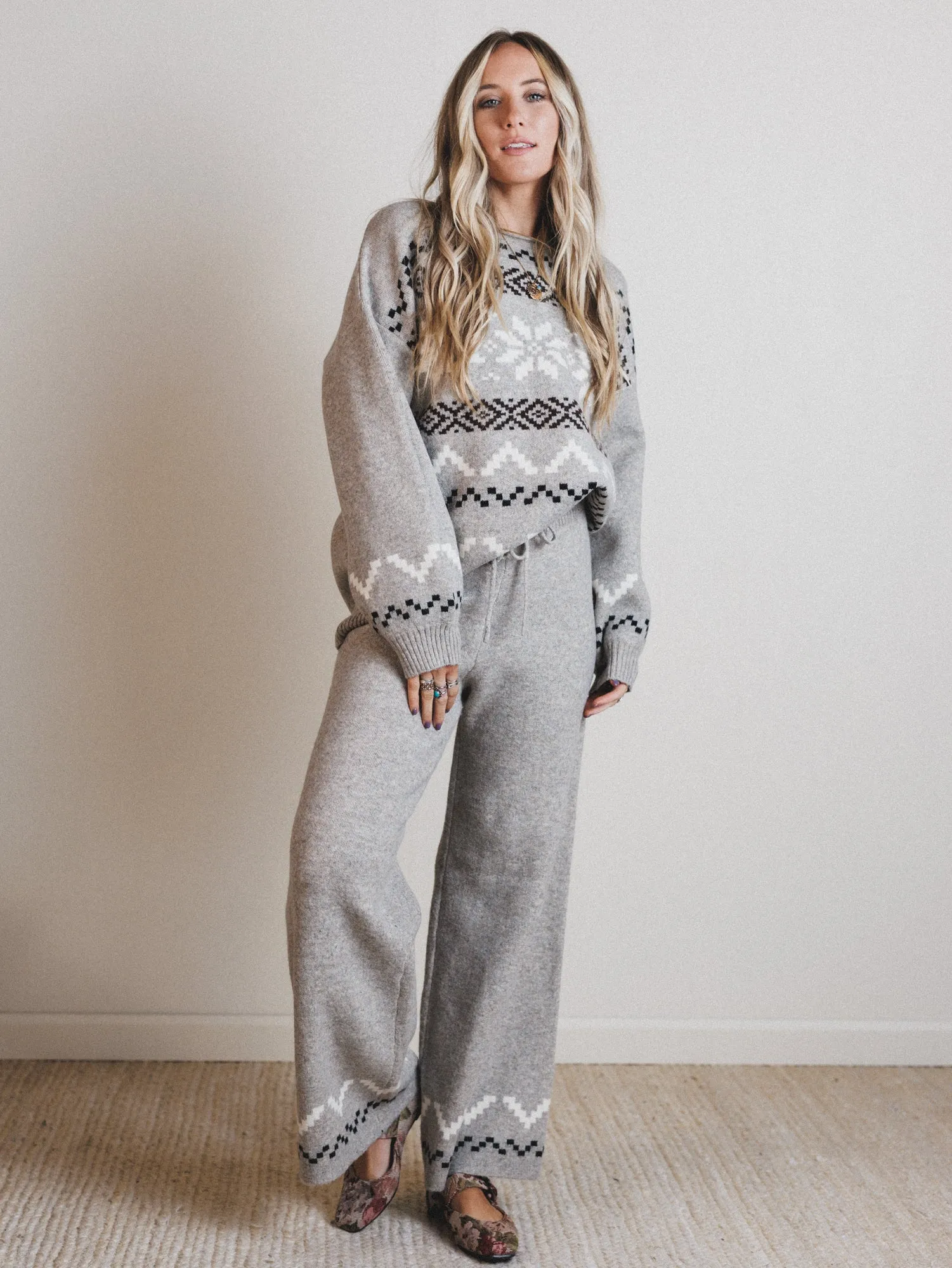 Wonderland Wishes Sweater - Stone sold by Three Bird Nest product image thumbnail 3