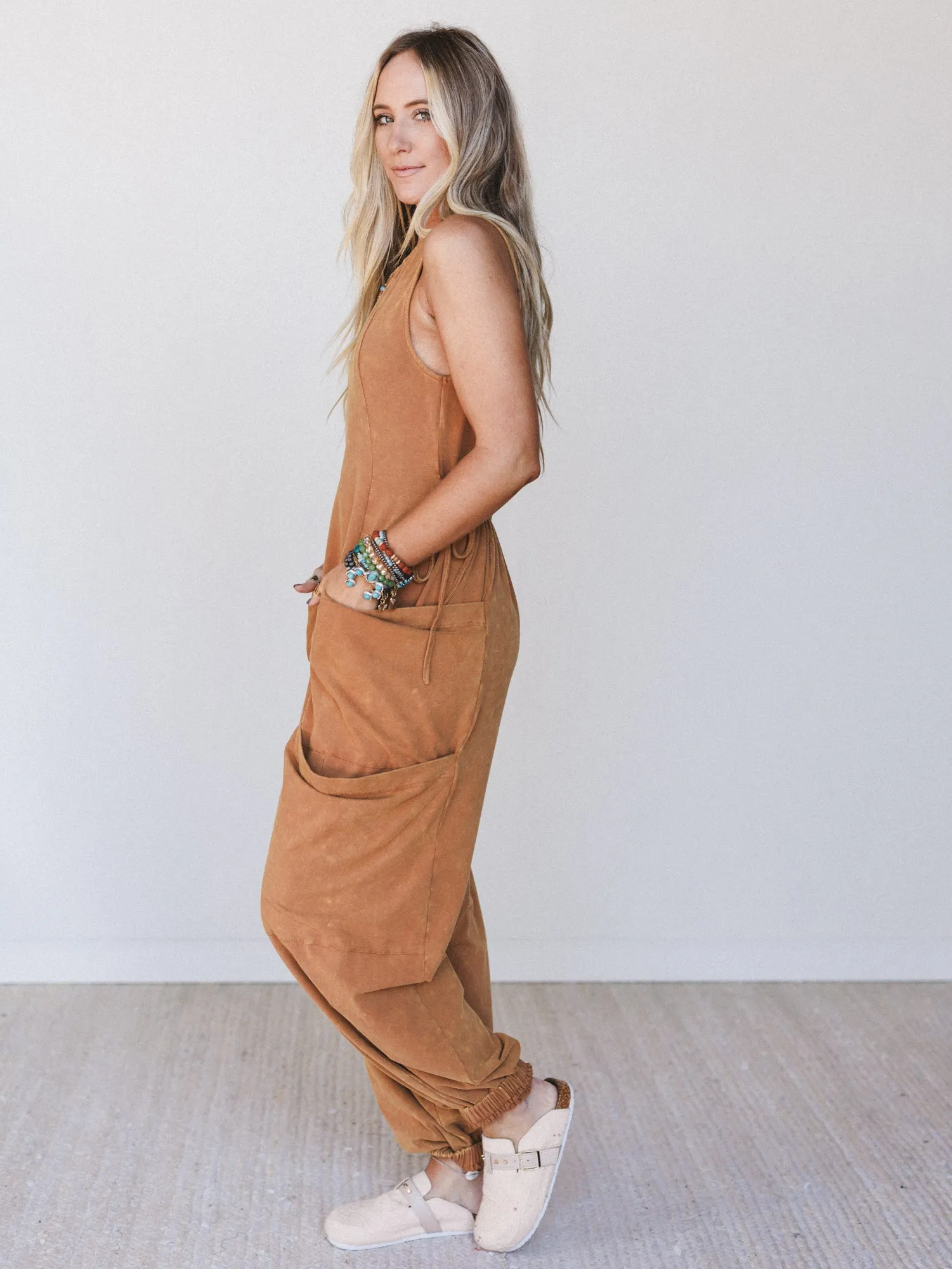 Crochet Washed 2 Piece Bundle - Camel sold by Three Bird Nest product image thumbnail 3