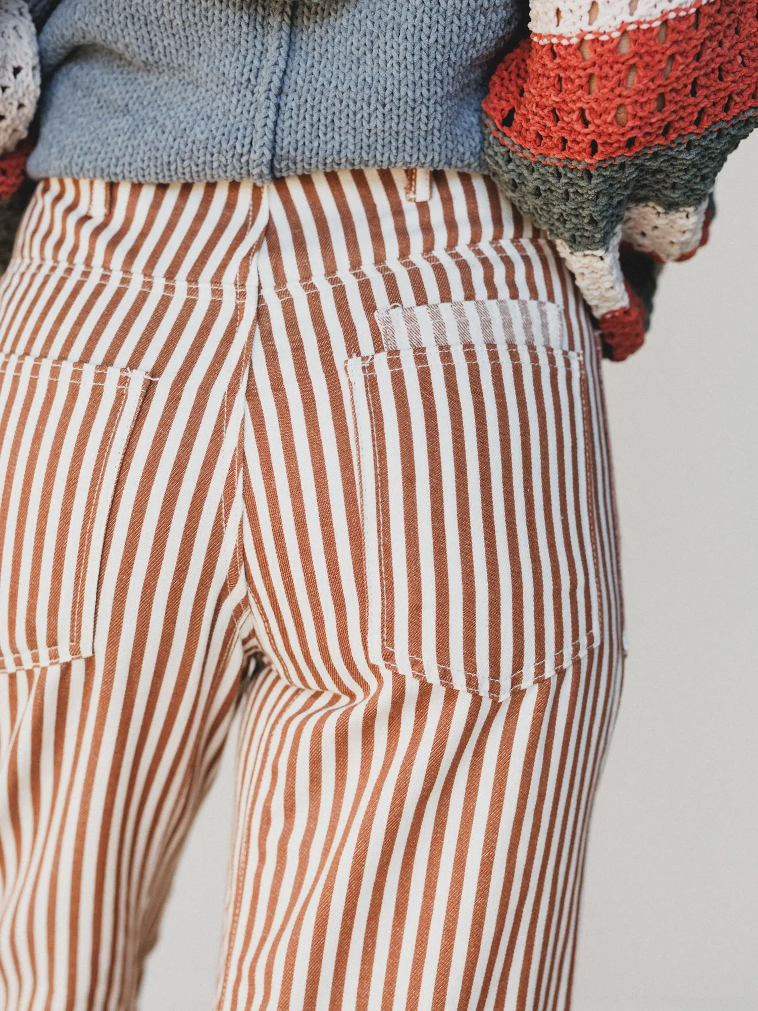 Desert Sun Striped Pants - Mocha sold by Three Bird Nest product image thumbnail 2