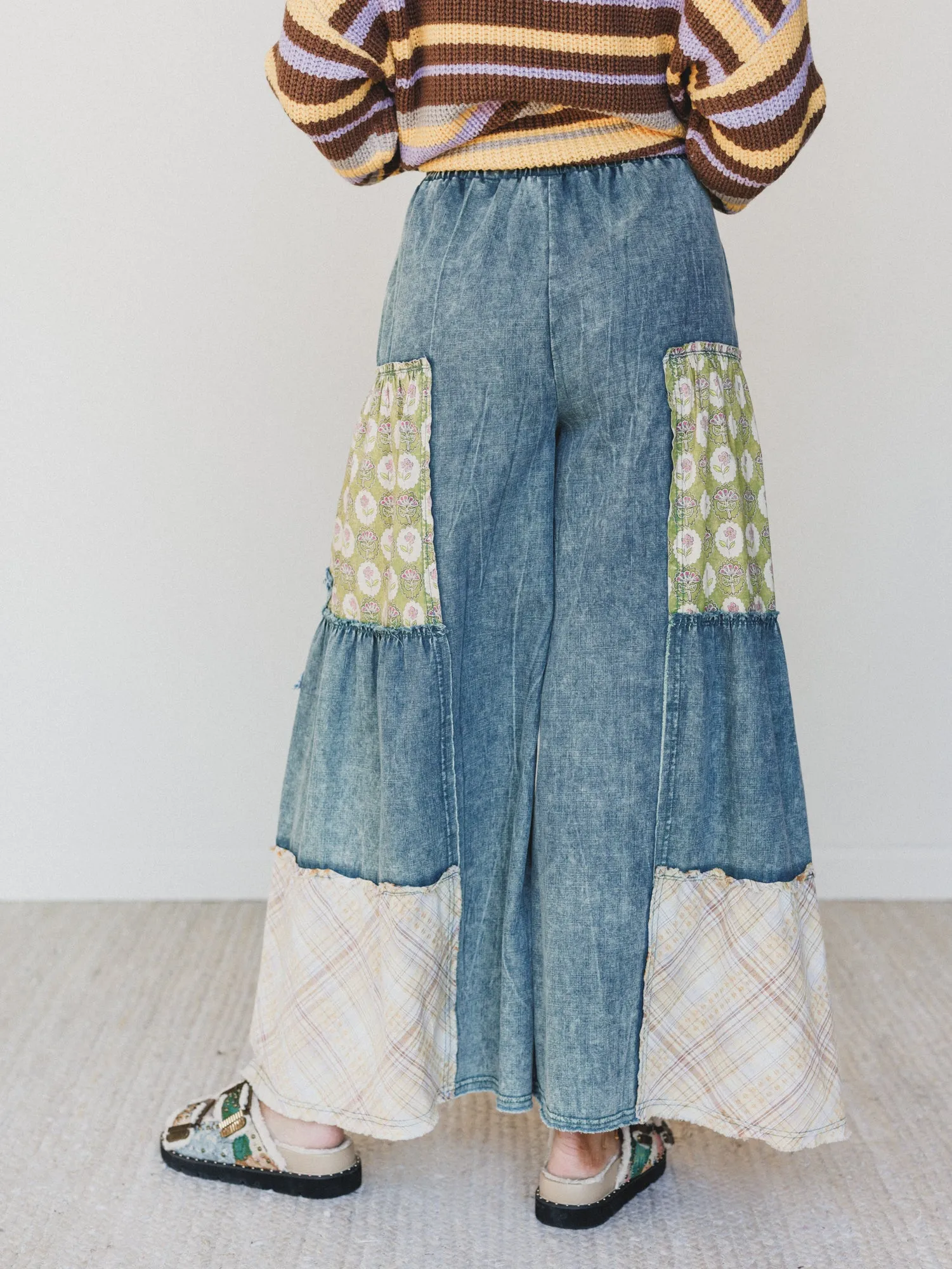 Fields Of Free Pants - Denim sold by Three Bird Nest product image thumbnail 5