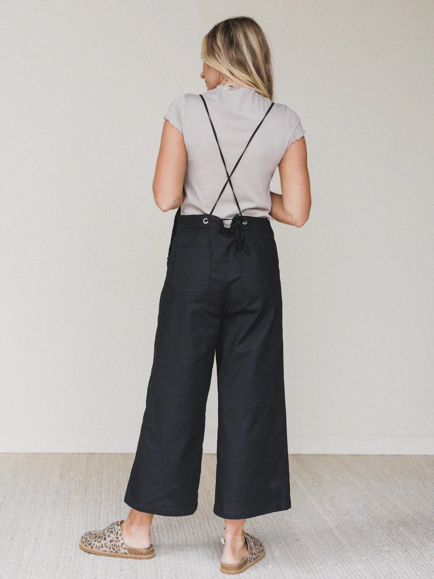 Moonbeam Overalls - Black sold by Three Bird Nest product image thumbnail 2