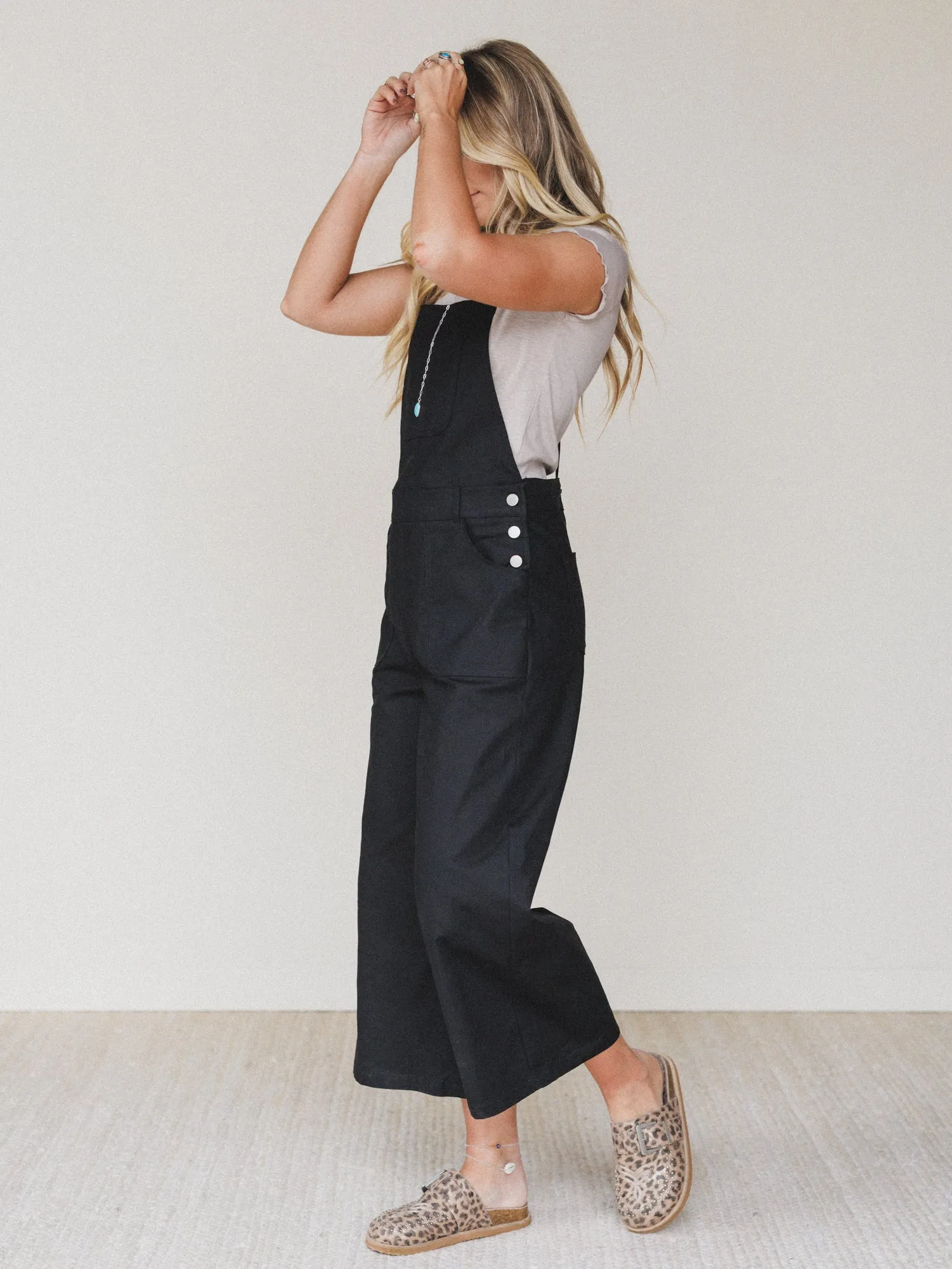 Moonbeam Overalls - Black sold by Three Bird Nest product image thumbnail 3