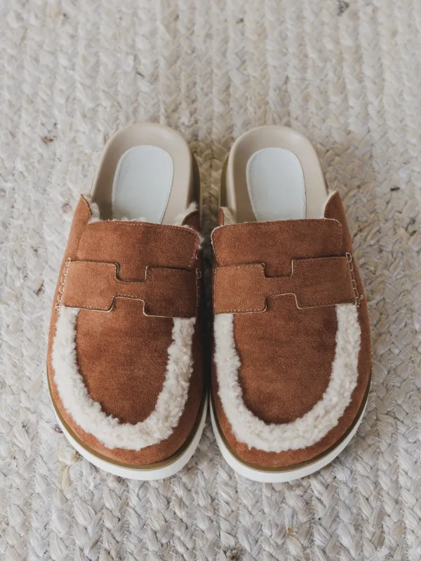 Avalon Loafer Mules - Camel sold by Three Bird Nest