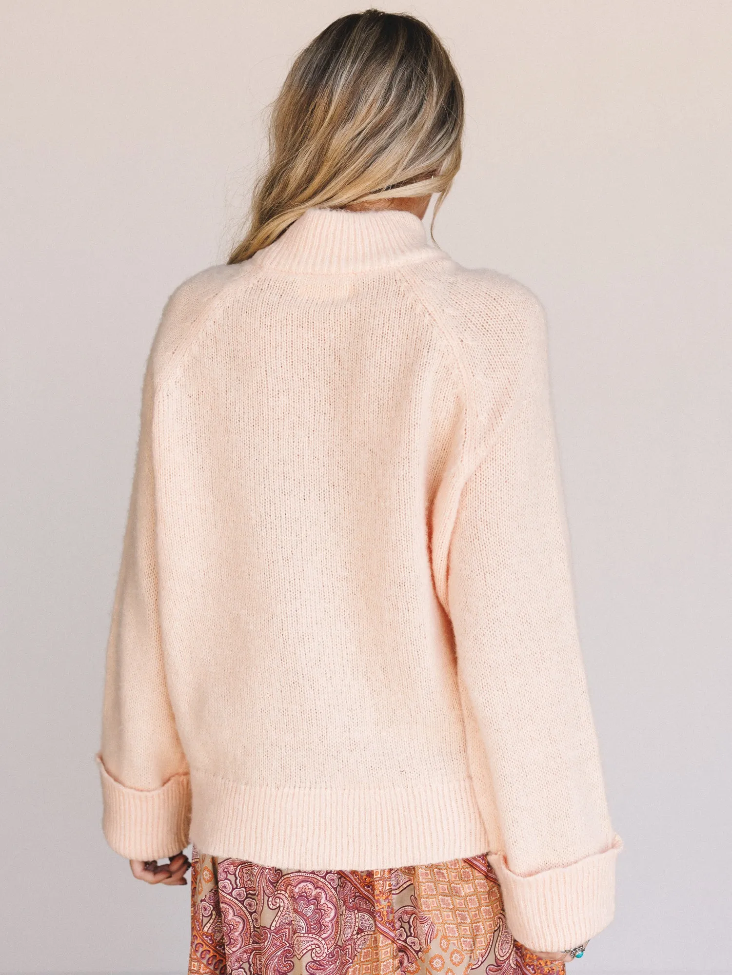 Soft Story Sweater - Peach sold by Three Bird Nest product image thumbnail 5