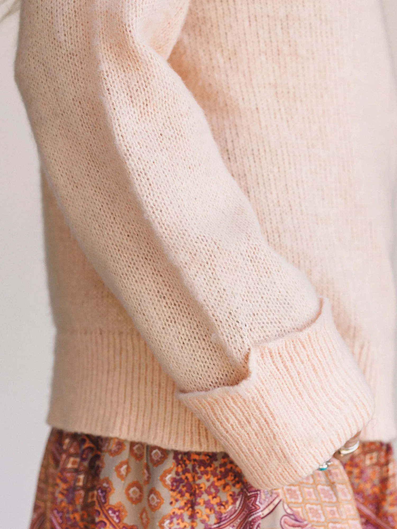 Soft Story Sweater - Peach sold by Three Bird Nest product image thumbnail 3