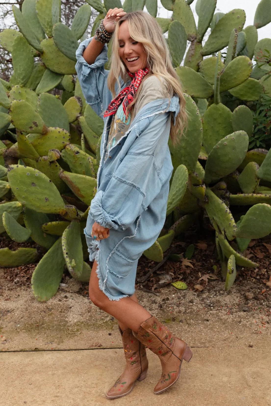 Southern Flair 3 Piece Bundle - Washed Denim sold by Three Bird Nest product image thumbnail 5