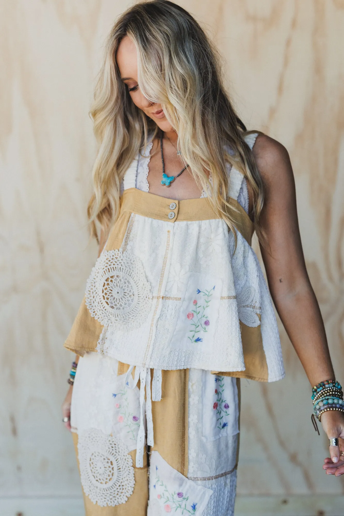 Patchwork Parade 2 Piece Bundle - Mustard sold by Three Bird Nest product image thumbnail 5