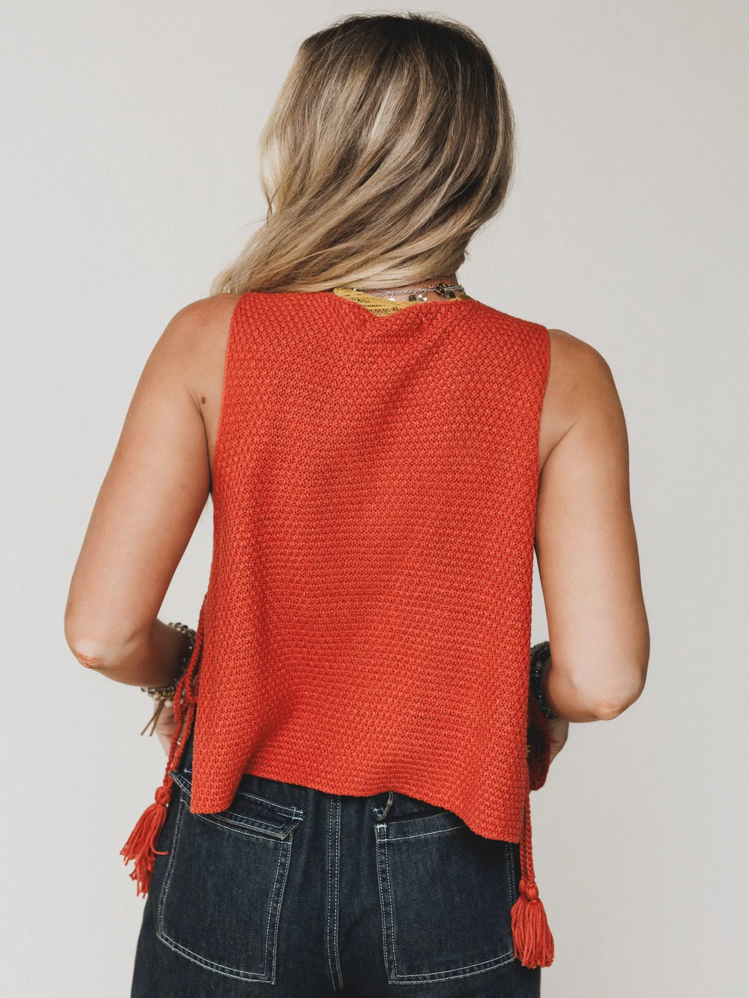 Boho Crush Crochet Top - Rust sold by Three Bird Nest product image thumbnail 3