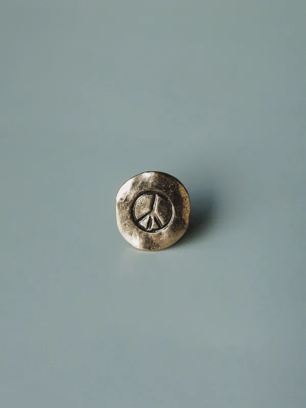 Peace Pact Ring - Gold made by Three Bird Nest