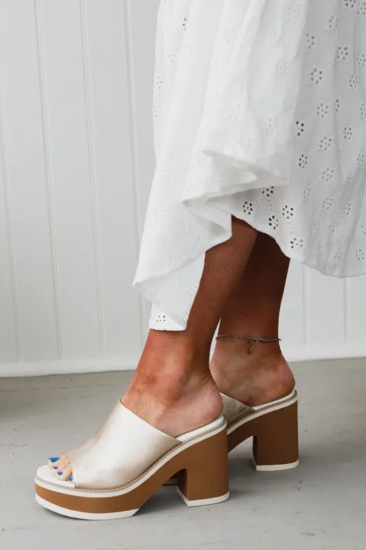 Sunkissed Steps Chunky Slip Ons - Gold sold by Three Bird Nest