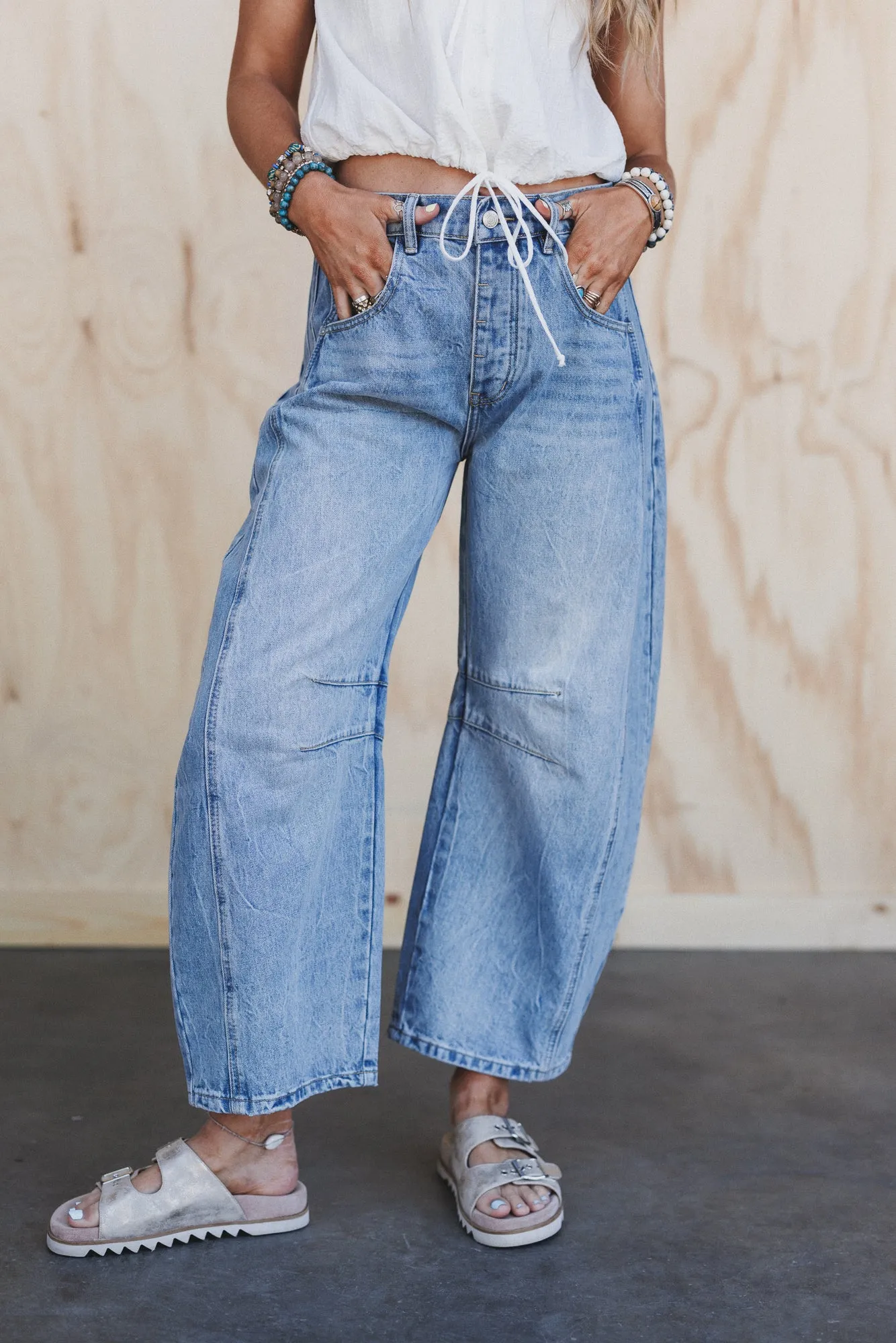 Somerton Barrel Jeans - Denim sold by Three Bird Nest product image thumbnail 3