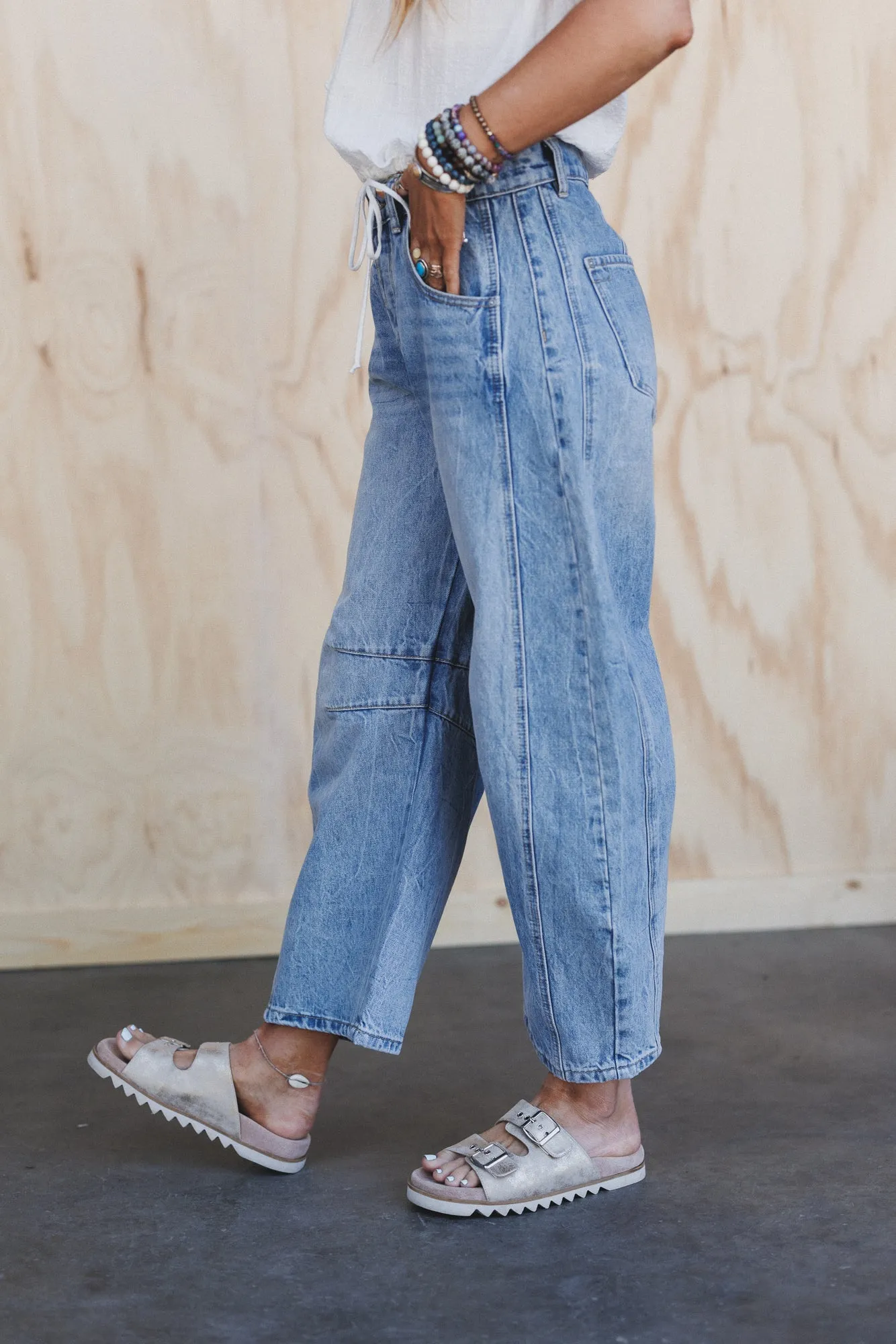 Somerton Barrel Jeans - Denim sold by Three Bird Nest product image thumbnail 4
