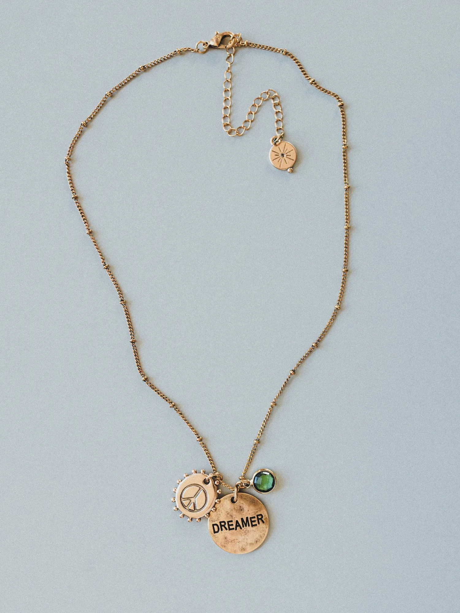 August Dreamer Birthstone Necklace - Peridot sold by Three Bird Nest product image thumbnail 3