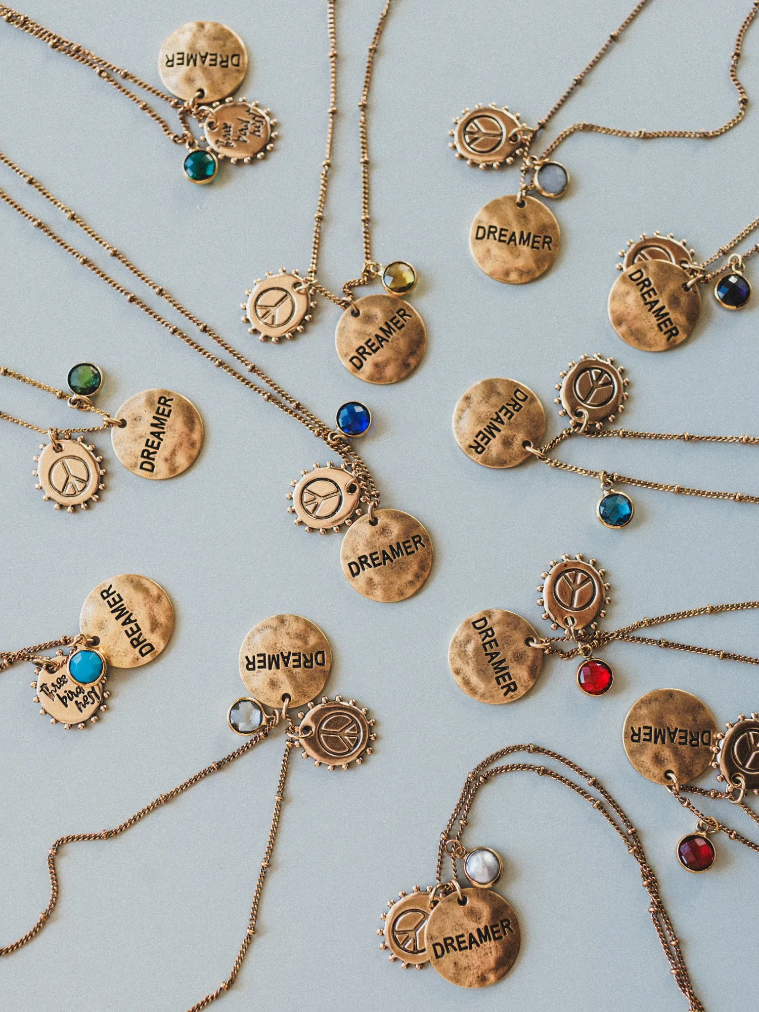 May Dreamer Birthstone Necklace - Emerald sold by Three Bird Nest product image thumbnail 2