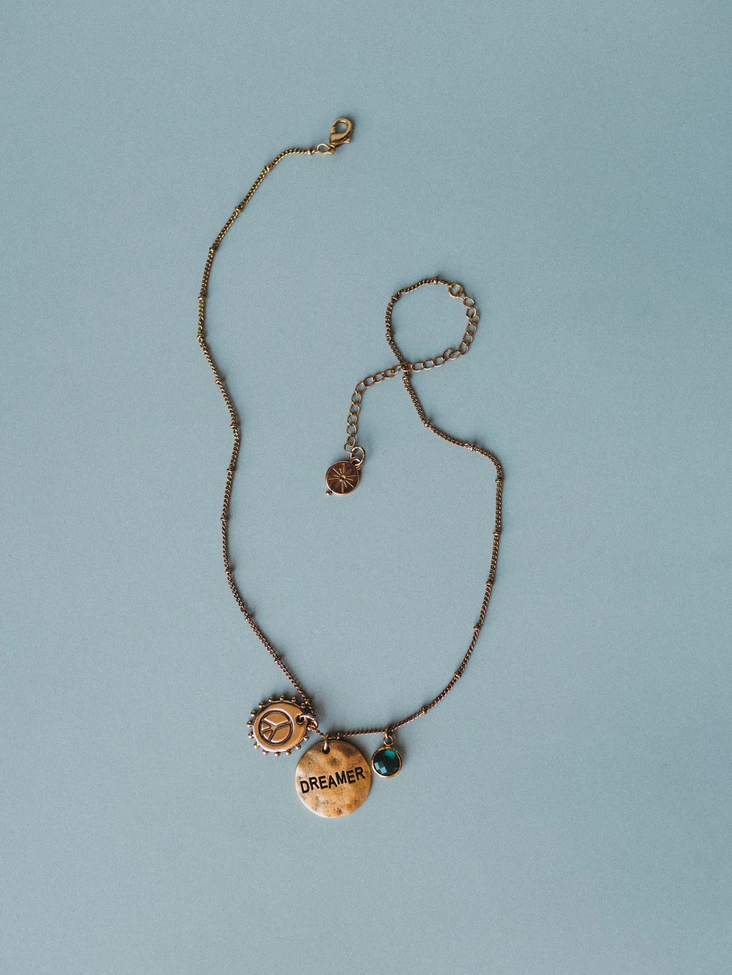 May Dreamer Birthstone Necklace - Emerald sold by Three Bird Nest product image thumbnail 4