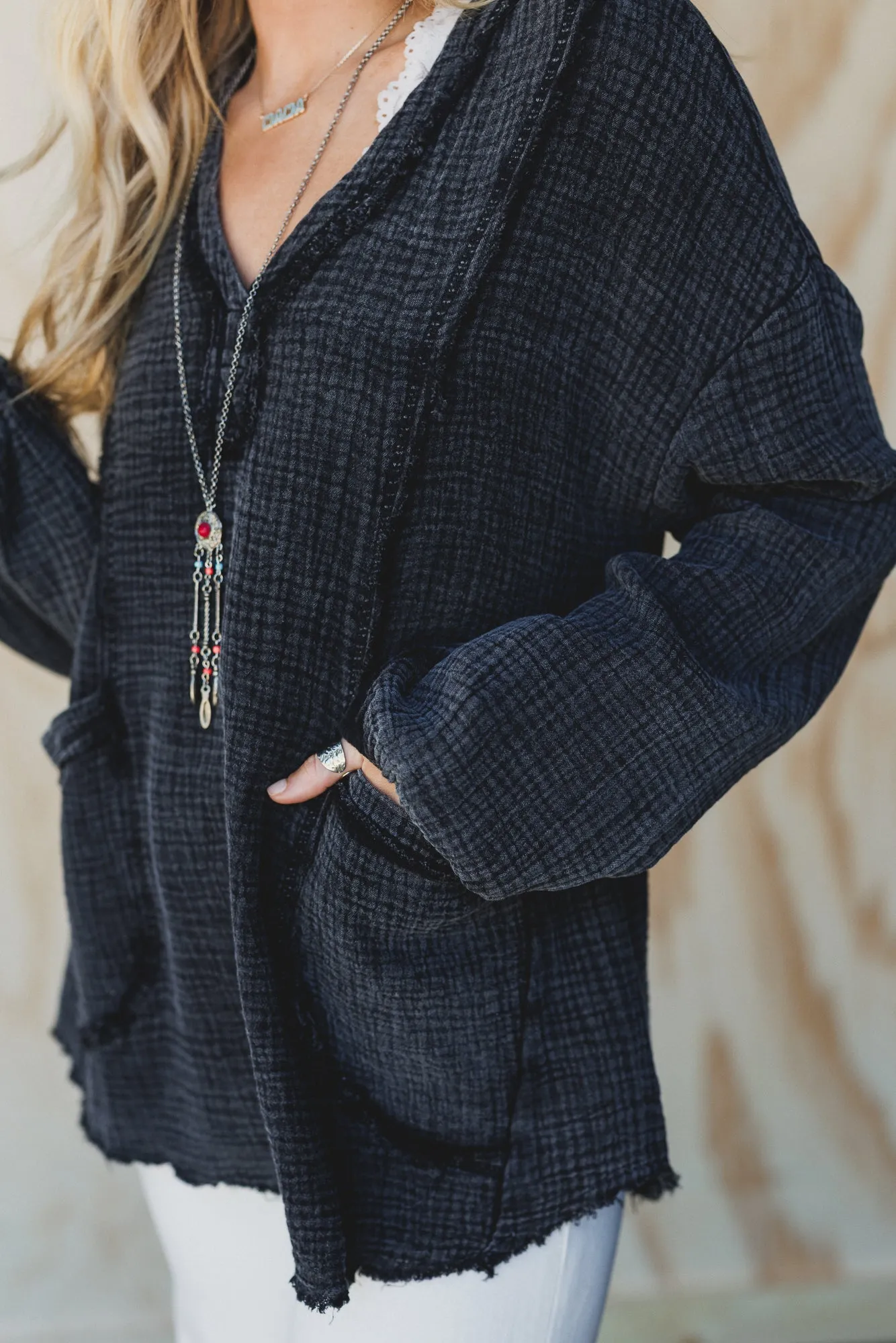 Just In Time Top - Black sold by Three Bird Nest product image thumbnail 3