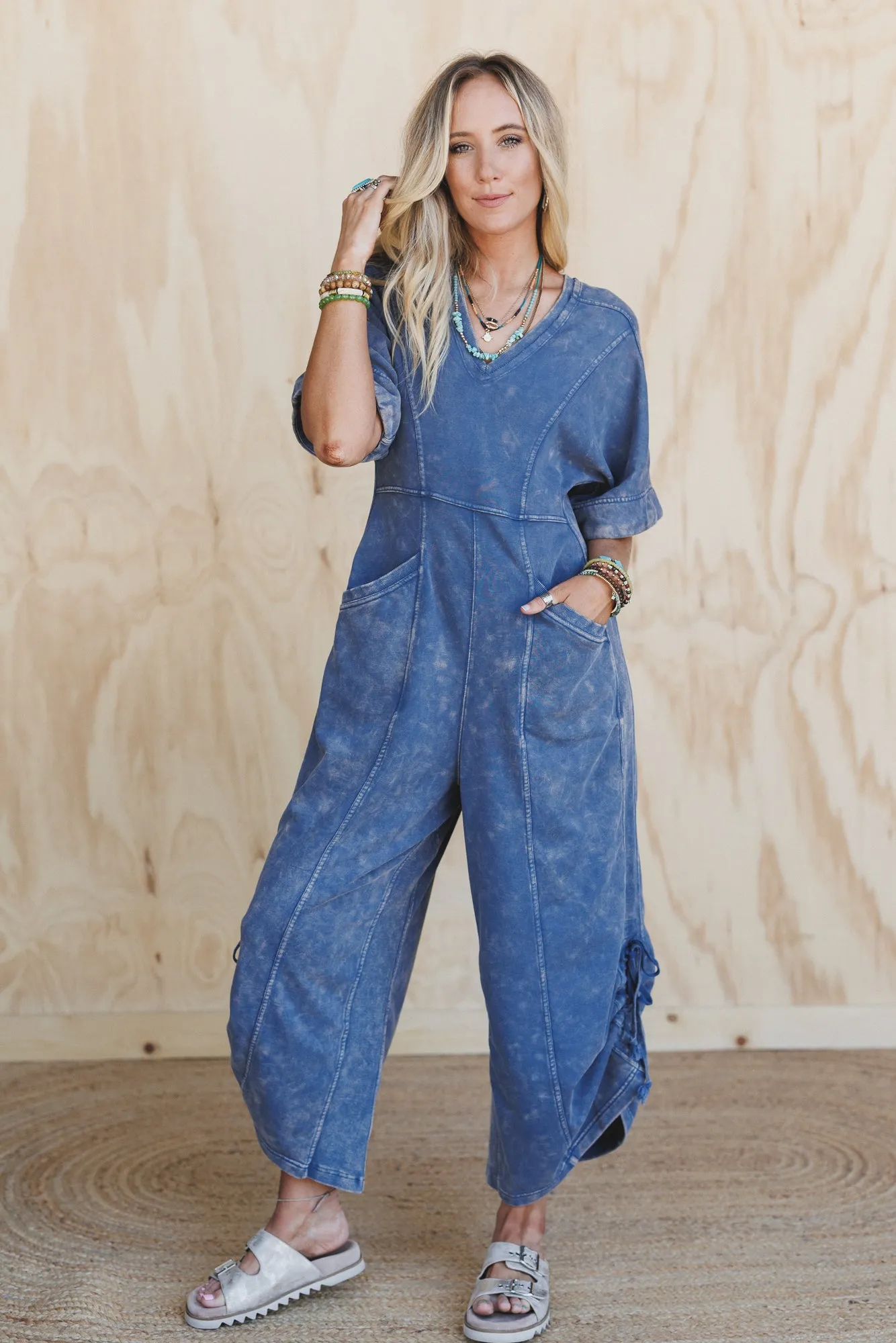 Adventurous Soul Jumpsuit - Denim sold by Three Bird Nest product image thumbnail 5
