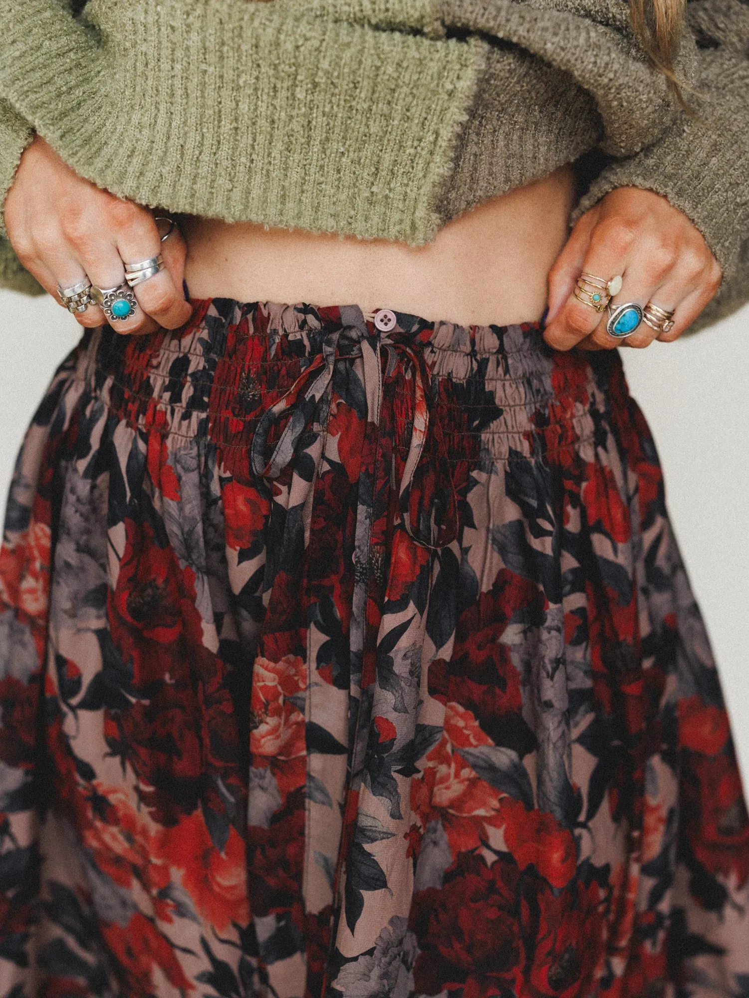 Lunar Bloom Skirt - Natural sold by Three Bird Nest product image thumbnail 3