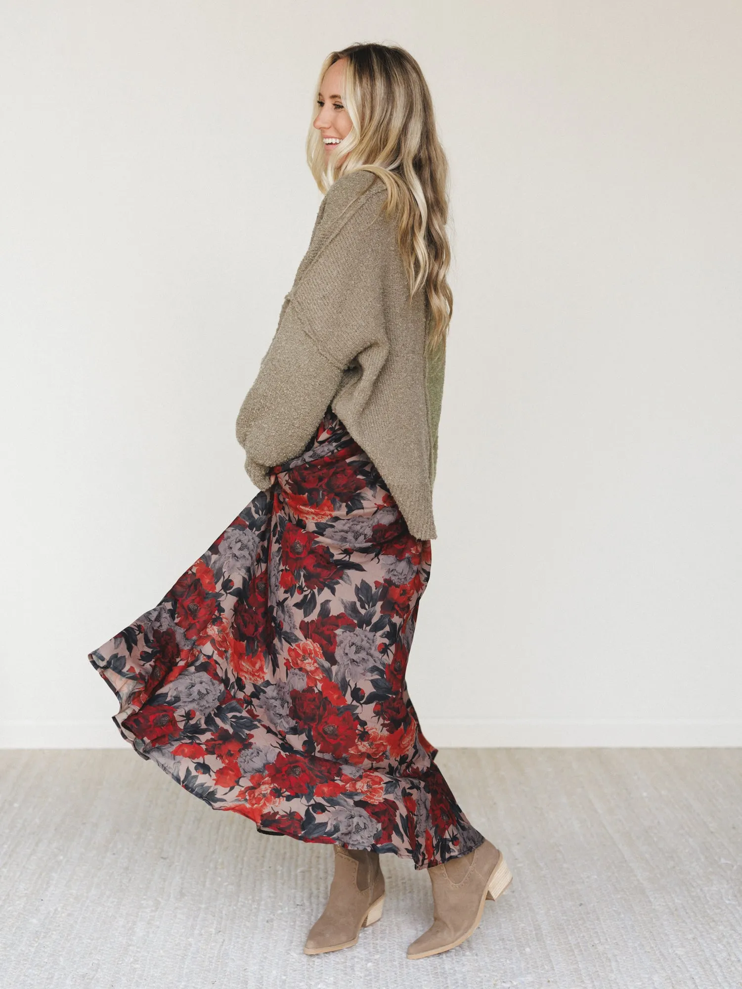 Lunar Bloom Skirt - Natural sold by Three Bird Nest product image thumbnail 4